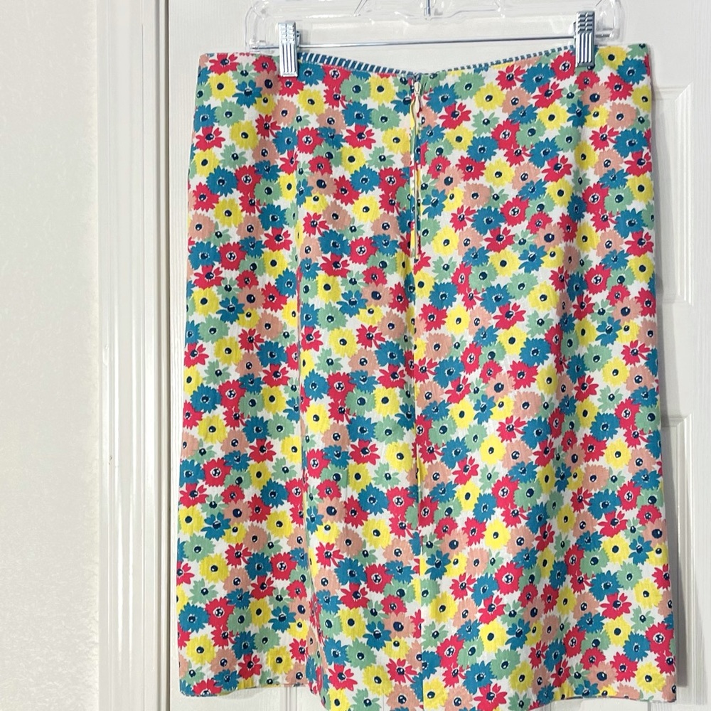 Seasalt Reversible Cotton Skirt Size US 10